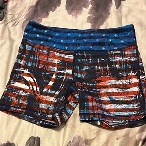 Women's Athletic Shorts - Patriotic shorts